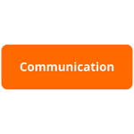 Communication - bouton orange